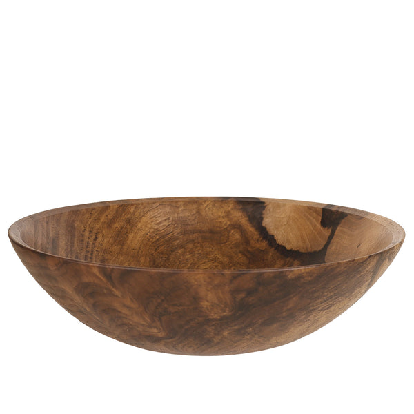 One-of-a-kind heirloom bowl with walnut graft contrasts