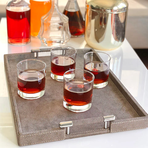 Bodrum Stingray refined bar tray