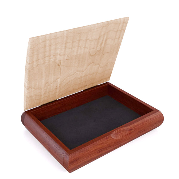Mikutowski handcrafted wood medium keepsake box