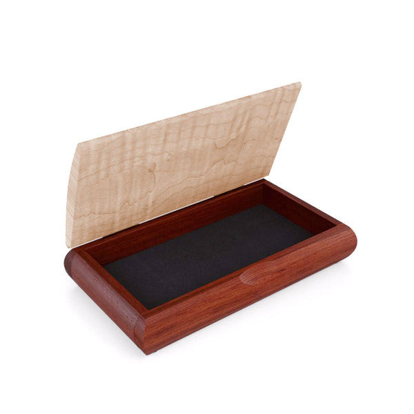 Mikutowski handcrafted wood small keepsake box