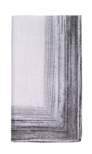 Bodrum Cornice cotton-linen blend print napkins, set of 4