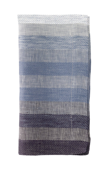 Bodrum Gradient Stripe linen napkins, set of 4