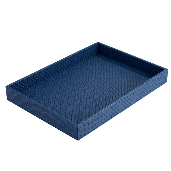 Bodrum Wicker vinyl rectangular trays