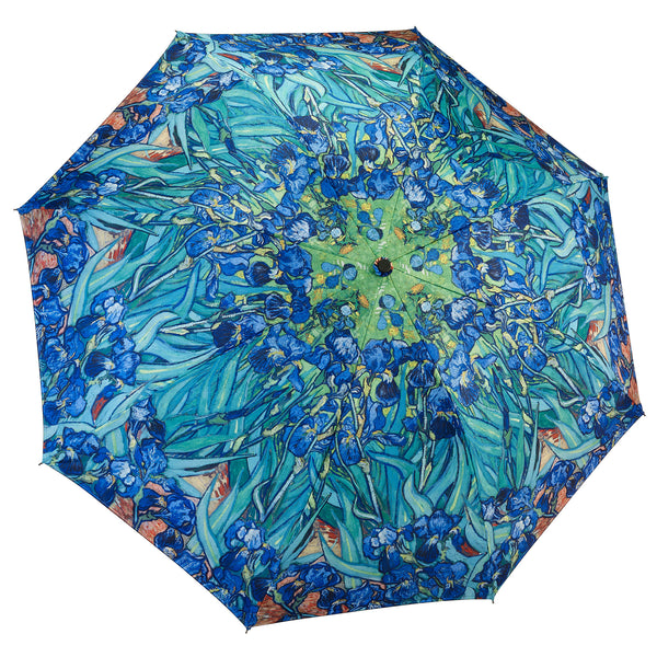 Umbrella, irises design, automatic wind-resistant
