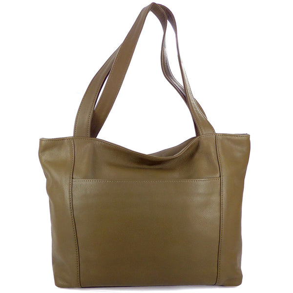 Sven lightweight large leather tote