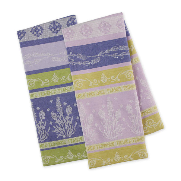 Dishtowel set of 2, Jacquard Lavender