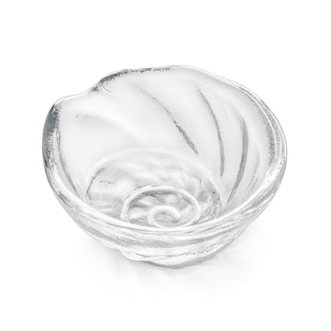 Simon Pearce Shell bowl, gift-boxed