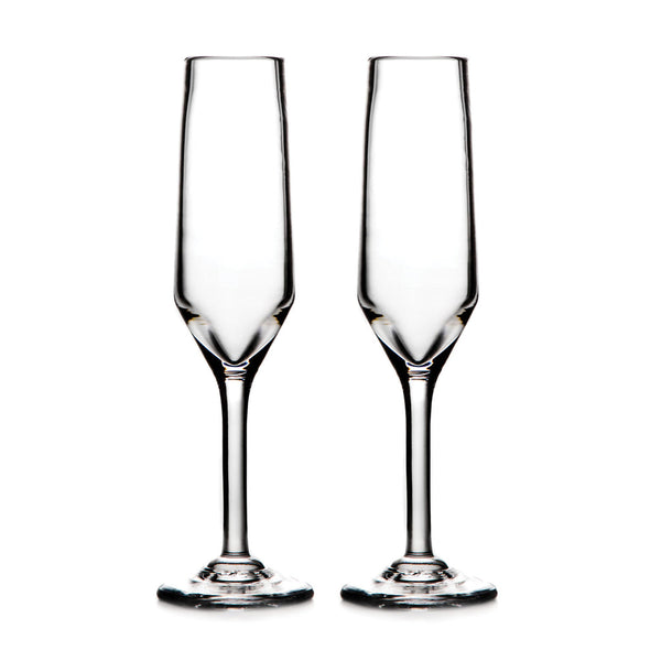 Simon Pearce Bristol champagne flute, set of 2