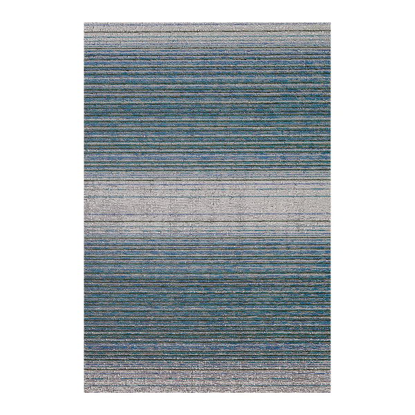 Chilewich Fade Lagoon shag floor mats