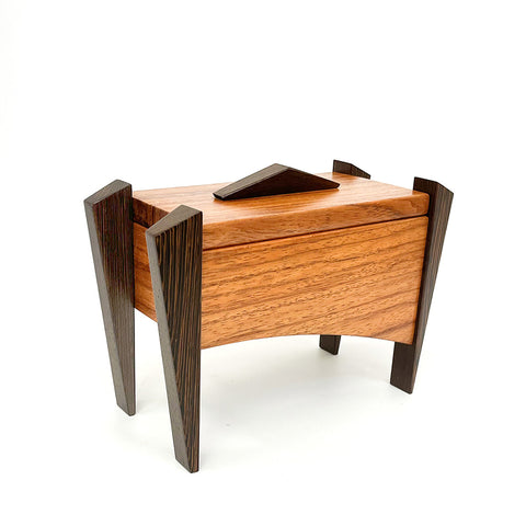 Joe Kovecses heirloom desktop box in bubinga and wenge