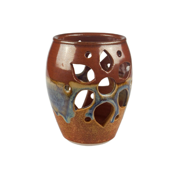 Sunset Canyon ceramic candle luminary