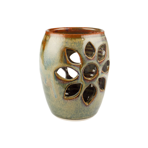 Sunset Canyon ceramic candle luminary