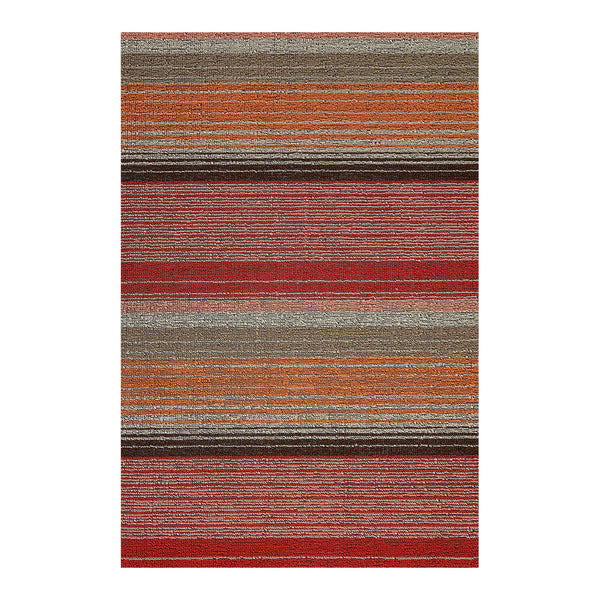 Chilewich Pop Stripe shag floor mats