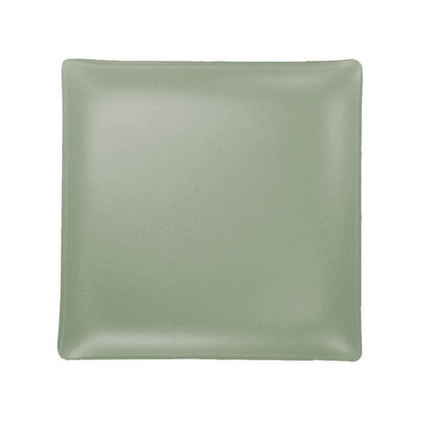 Seaglass 11" square recycled glass plate