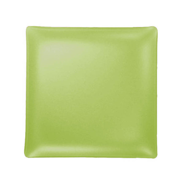 Seaglass 11" square recycled glass plate