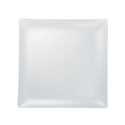 Seaglass 11" square recycled glass plate