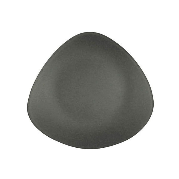 Seaglass 7" triangle recycled glass plate