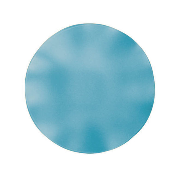 Seaglass 10" wave recycled glass plate