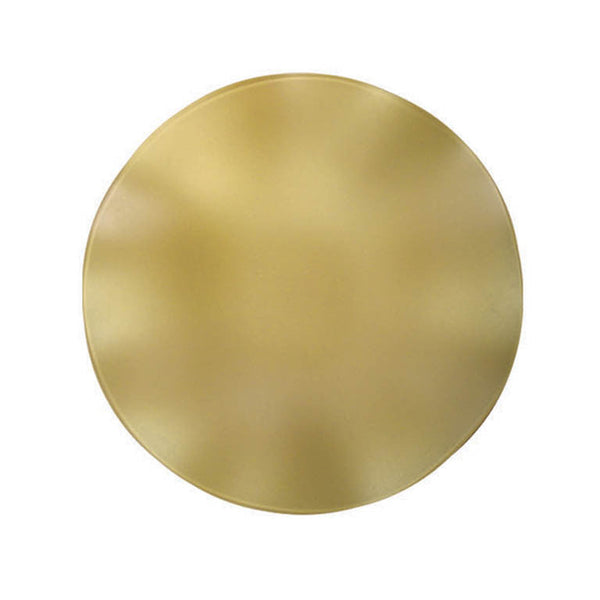 Seaglass 10" wave recycled glass plate