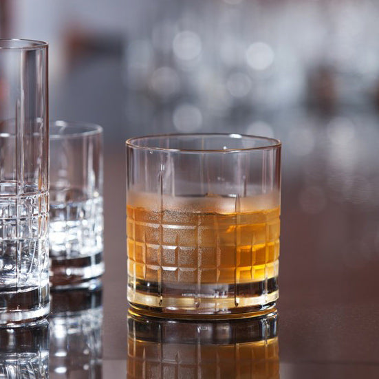 Schott Zwiesel set of 2 square cut double old fashioned glasses