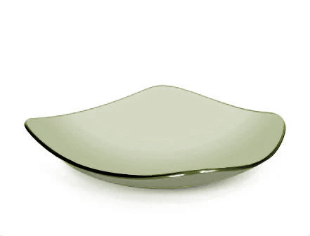 Seaglass recycled glass Form bowl, set of 4