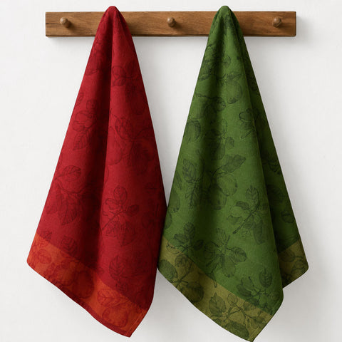 Dishtowel set of 2, Jacquard Fruits