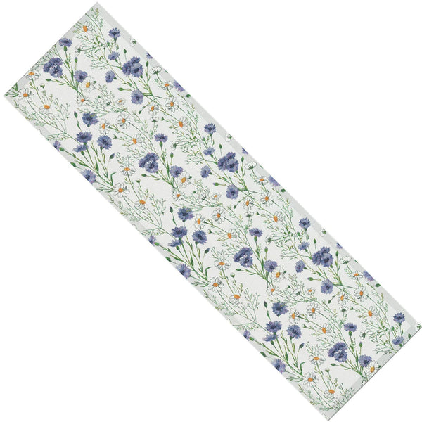 Ekelund table runner sommar blue flowers