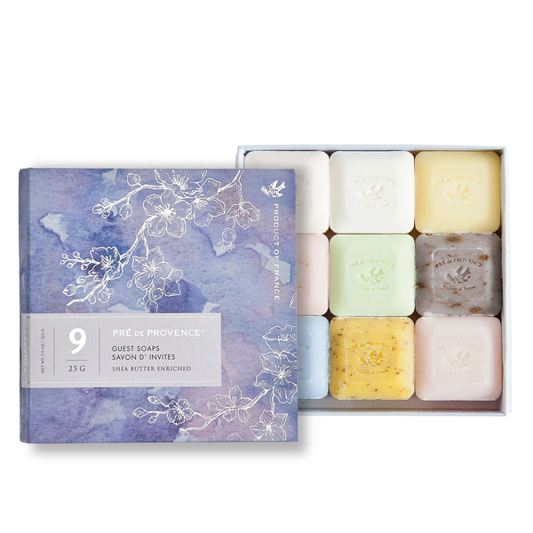 Provence guest soaps gift box of 9