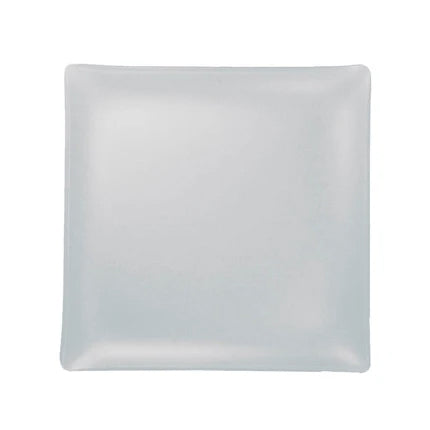 Seaglass 11" square recycled glass plate