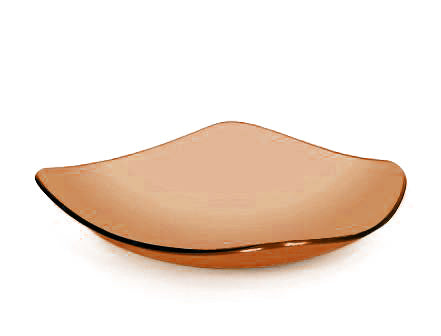 Seaglass 7" recycled glass Form bowl