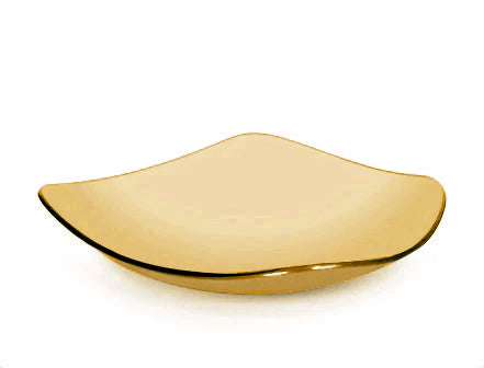 Seaglass 7" recycled glass Form bowl