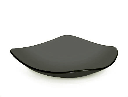 Seaglass recycled glass Form bowl, set of 4