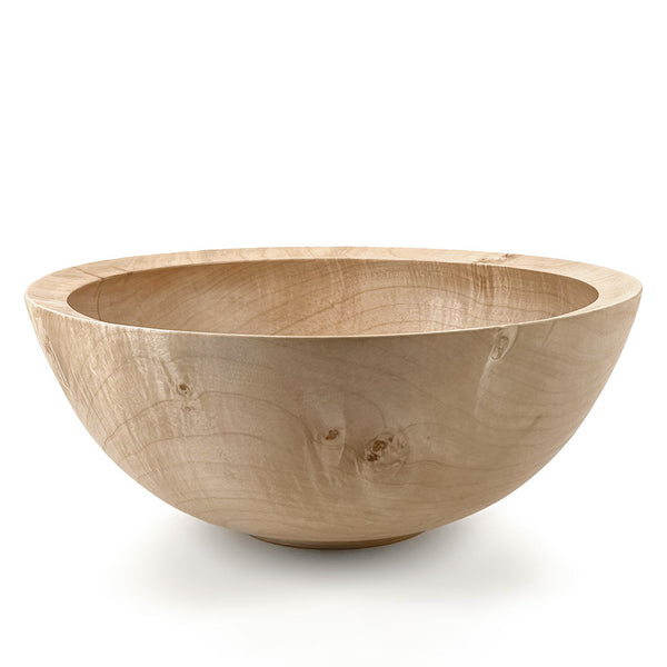 Centerpiece bowl in silver maple