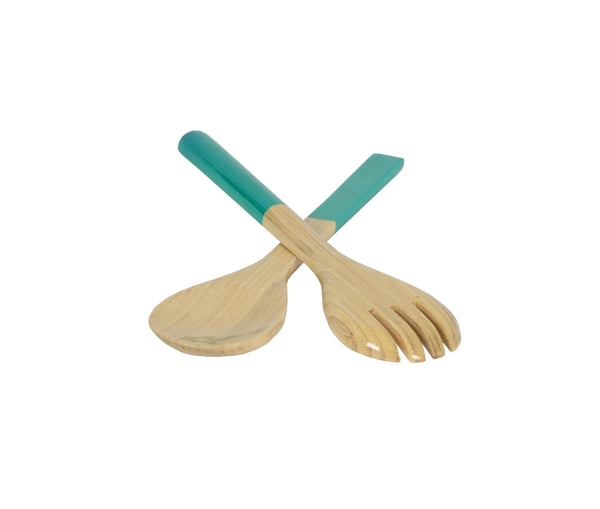 Colorful lacquered bamboo servers