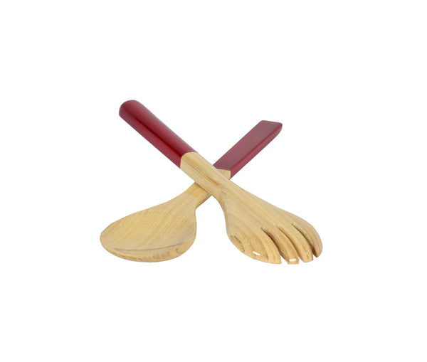 Colorful lacquered bamboo servers