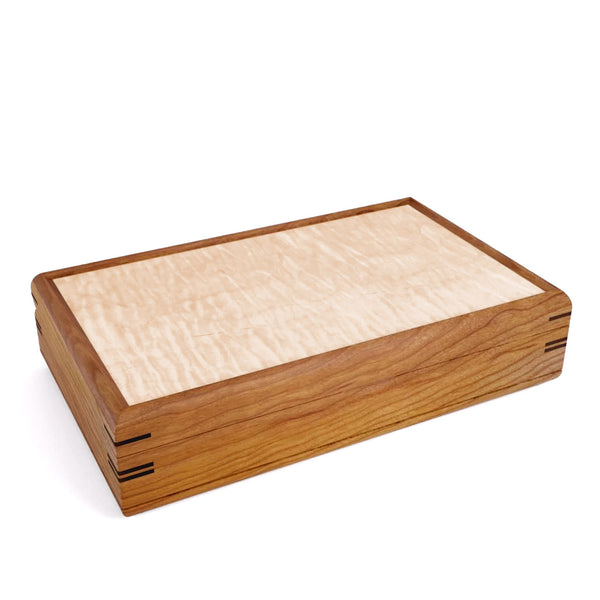 Mikutowski handcrafted wood large valet box