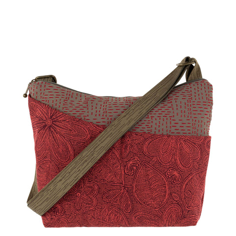 Maruca Designs medium crossbody bag in Mehndi Red