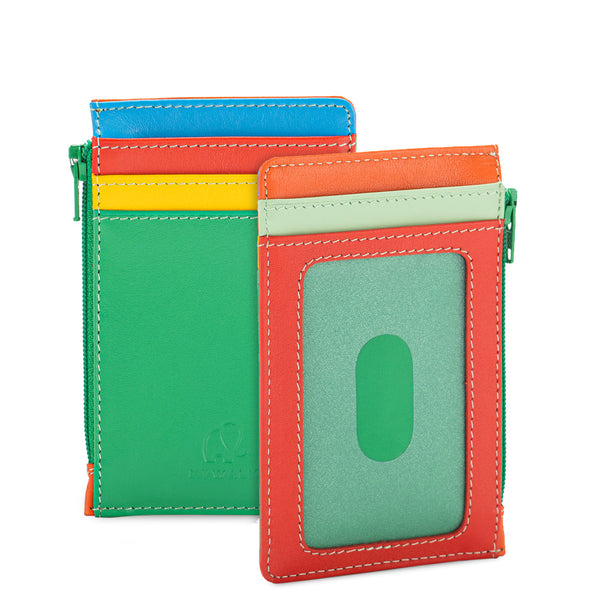 Mywalit card holder with zip pocket