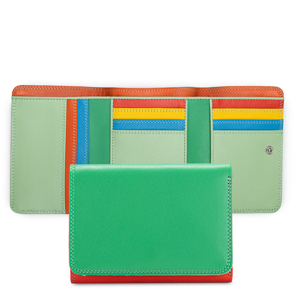 Mywalit trifold wallet with outer zip section