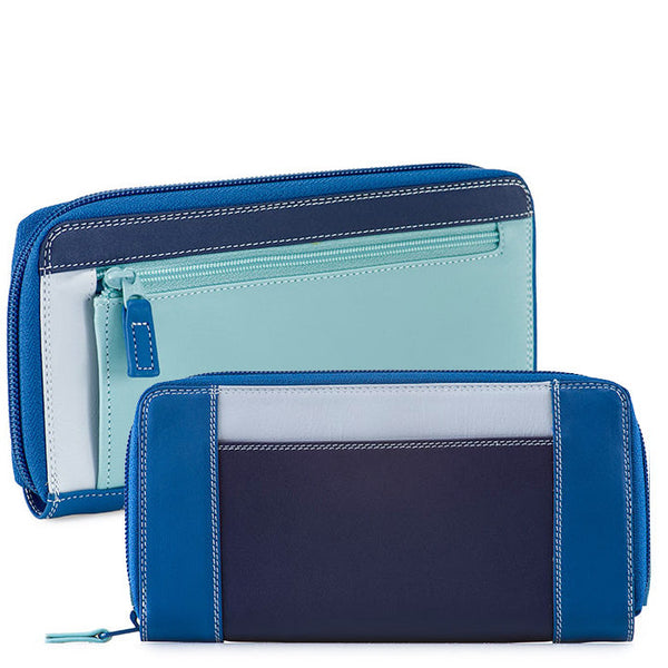 Mywalit ziparound purse wallet in Denim