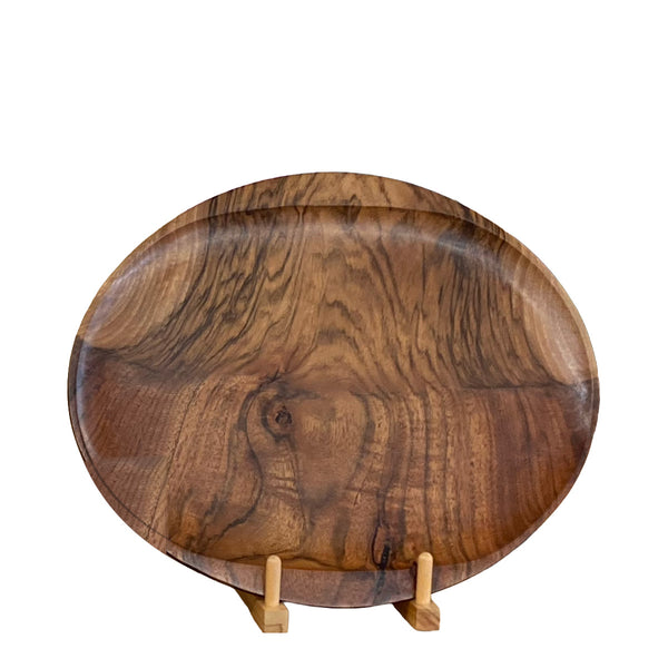Nicasio Woodworks Wedded Wood™ large oval tray