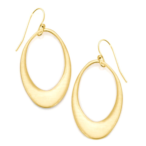 Philippa Roberts large open oval earrings
