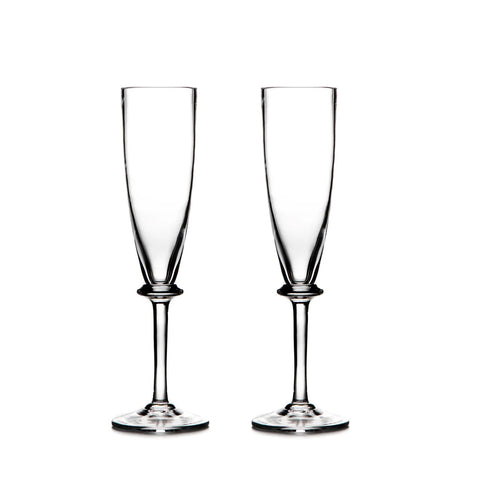 Simon Pearce Cavendish champagne flute, set of 2