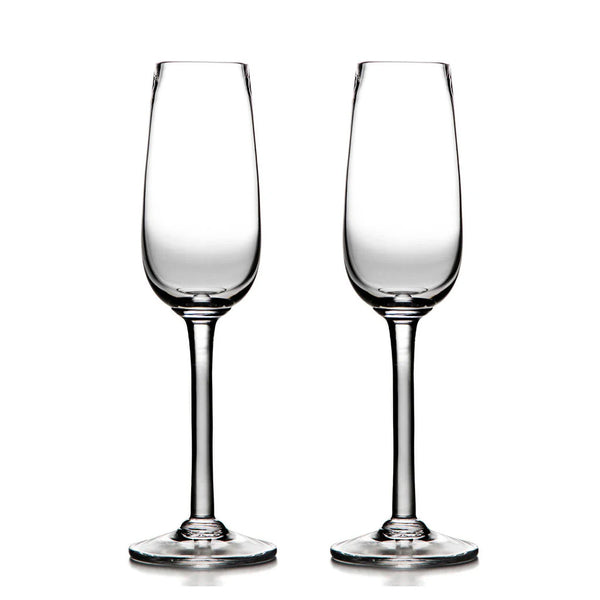 Simon Pearce Woodstock champagne flute, set of 2