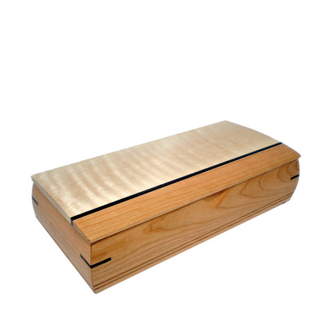 Mikutowski handcrafted wood TV remote box