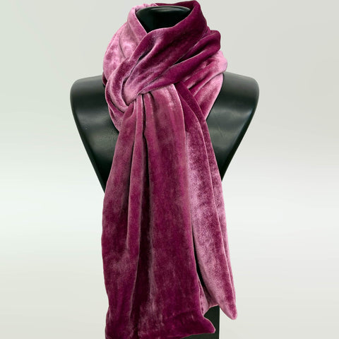 Scarf velvet straight scarf