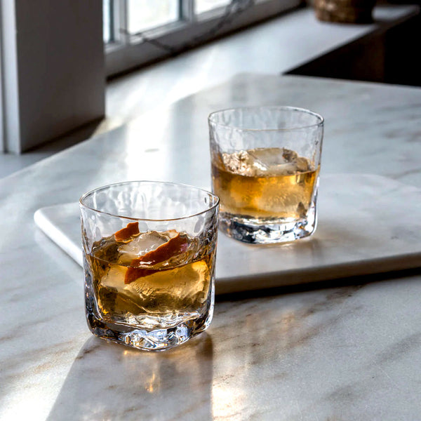 Simon Pearce Woodbury double old fashioned glass, set of 2