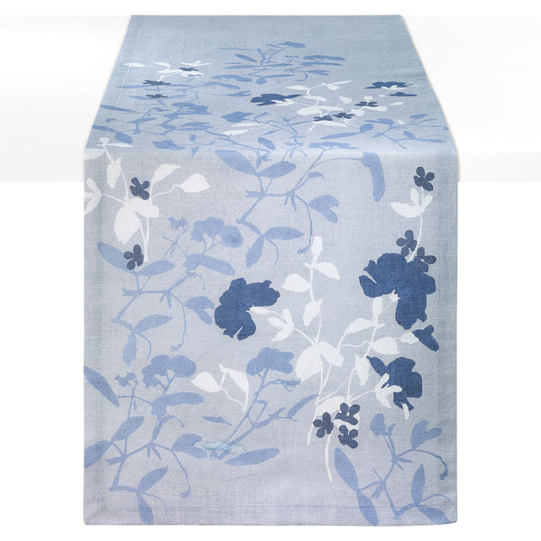 Bodrum Silhouette 100% cotton napkins and runners in floral prints