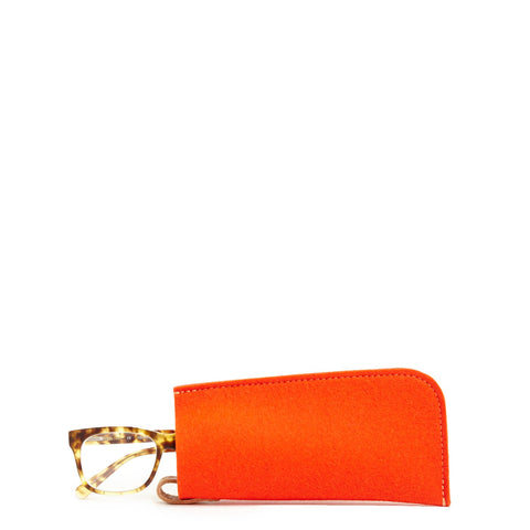 Merino wool felt eyeglass case