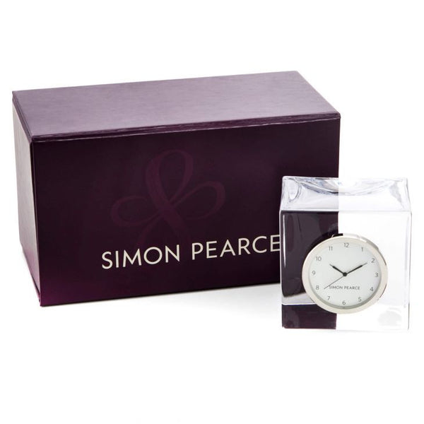 Simon Pearce Woodbury desk clock